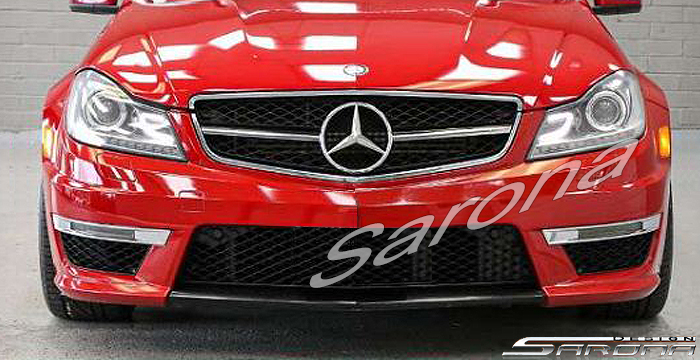 Custom Mercedes C Class  Coupe & Sedan Front Bumper (2012 - 2014) - $690.00 (Part #MB-171-FB)